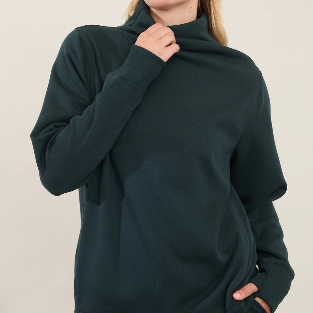 Athleta cozy karma twist neck sweater